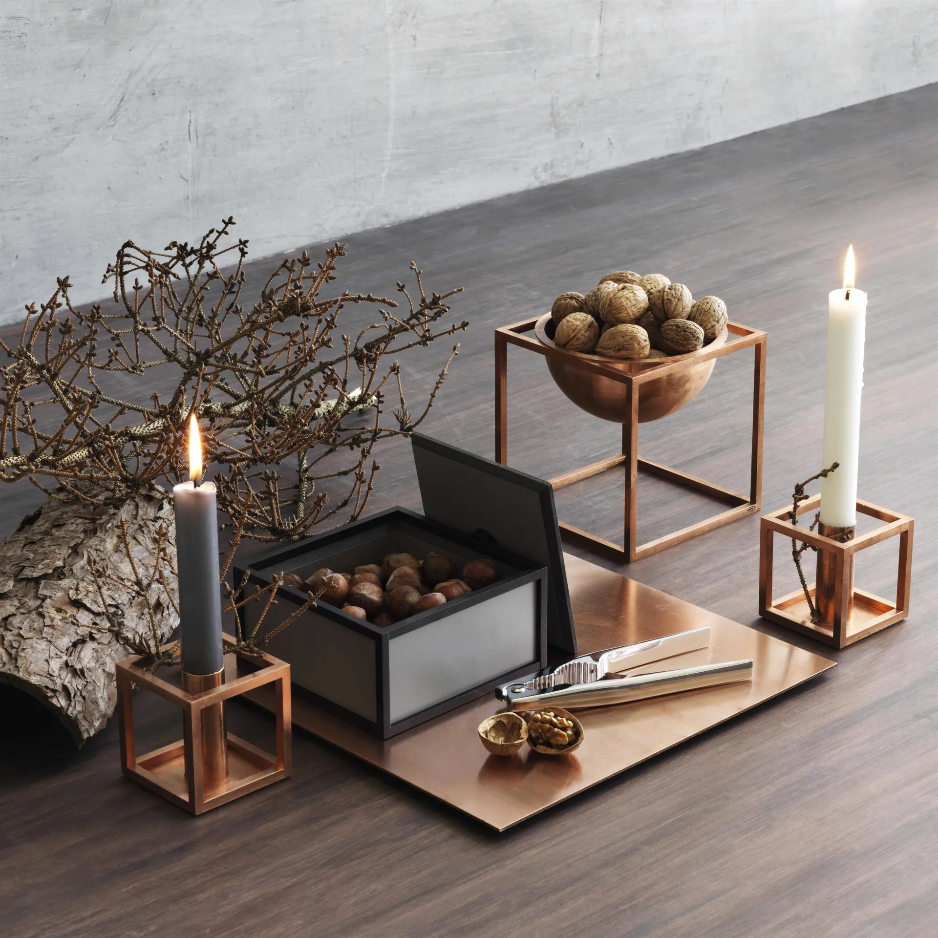 Boîte avec couvercle Frame 14, Gris foncé Audo Copenhagen