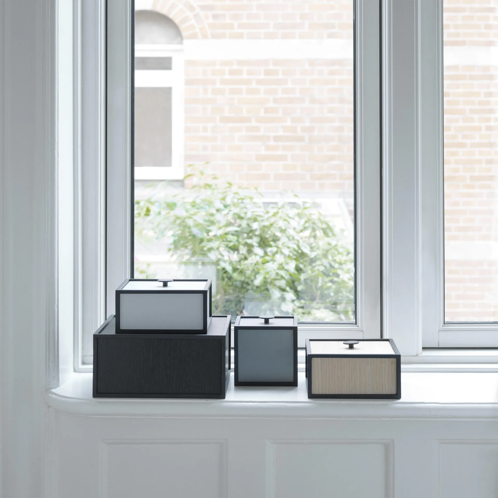 Boîte avec couvercle Frame 20, Chêne Audo Copenhagen