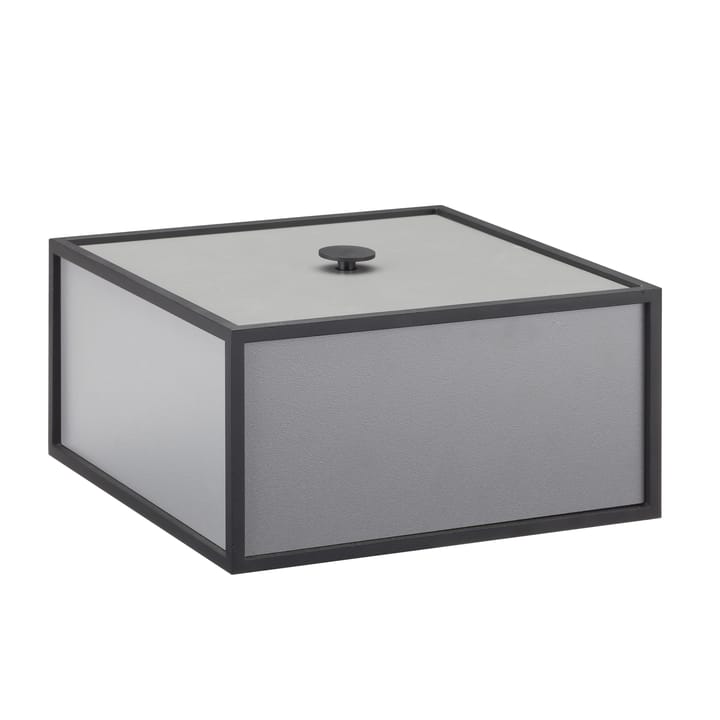 Boîte avec couvercle Frame 20 - Gris foncé - Audo Copenhagen