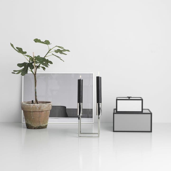 Boîte avec couvercle Frame 20 - Gris foncé - Audo Copenhagen