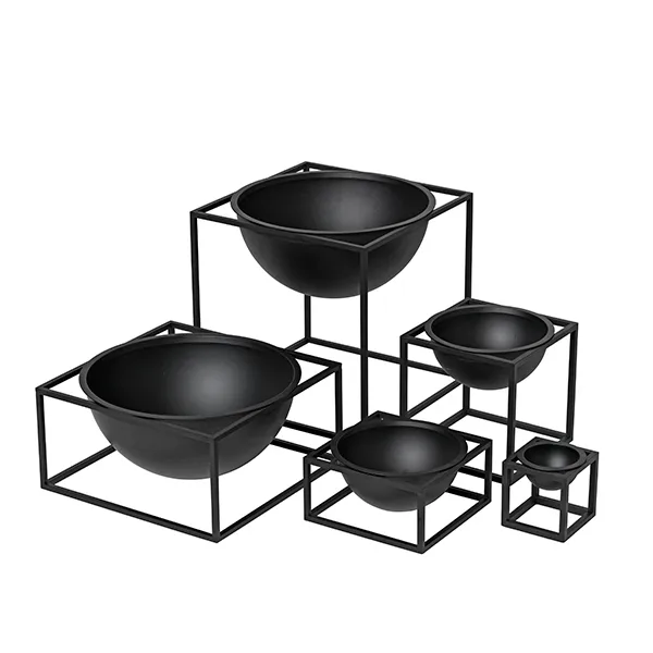 Bol Kubus grand bas, noir Audo Copenhagen