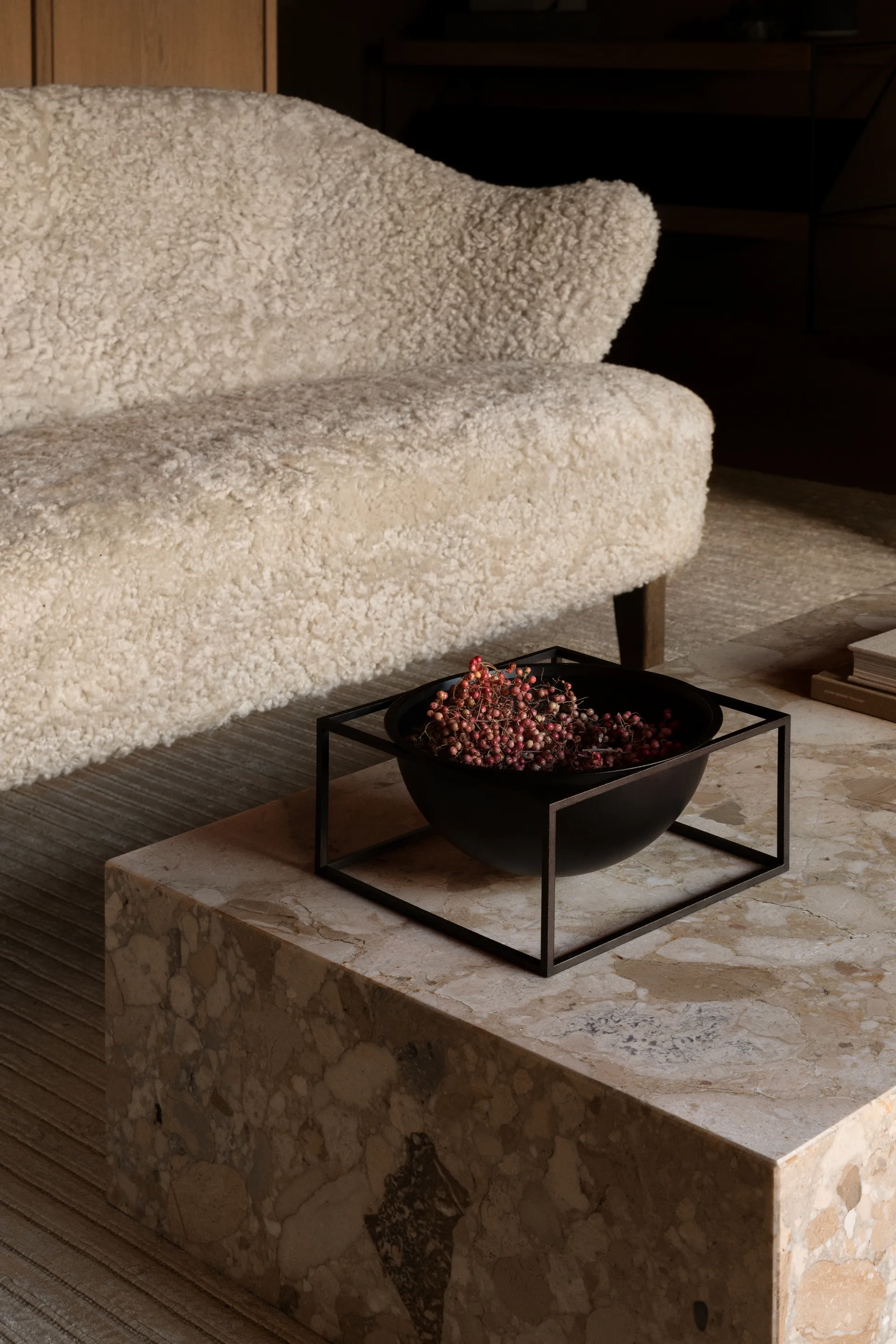 Bol Kubus grand bas, noir Audo Copenhagen