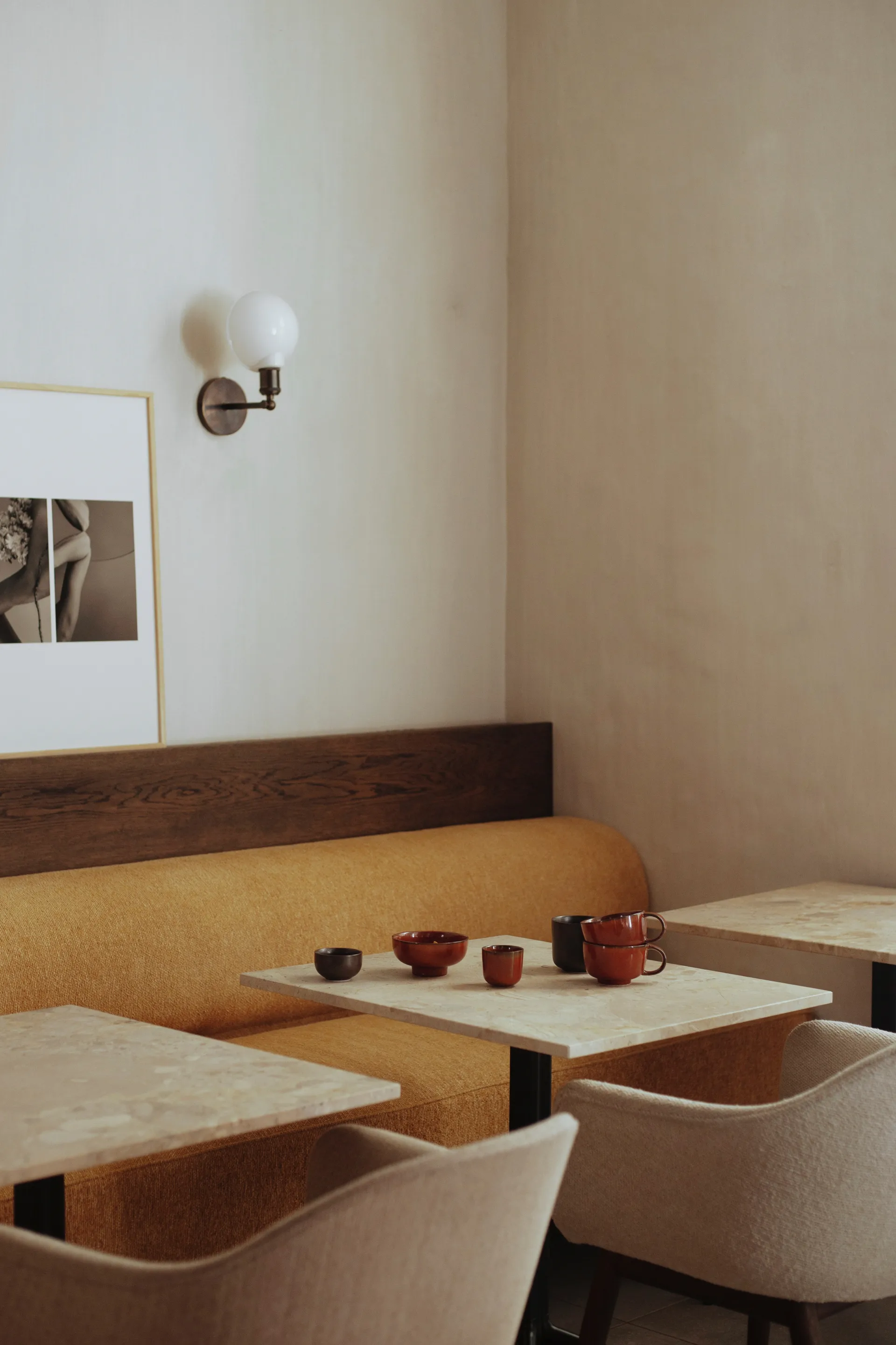 Bol sur pied New Norm Ø12 cm, Glacé rouge Audo Copenhagen