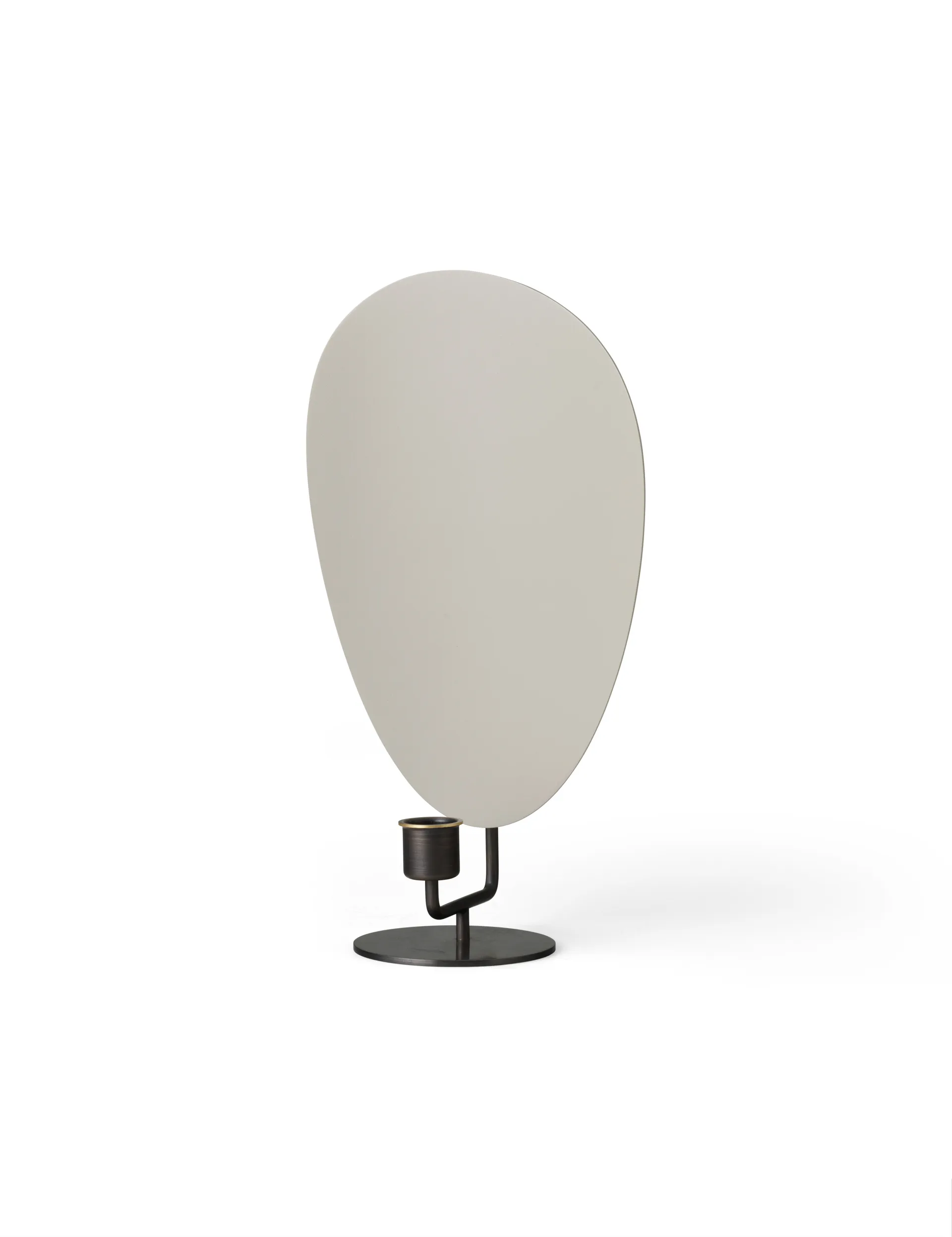 Bougeoir Flambeau 30 cm, Laiton bronzé-gris Audo Copenhagen