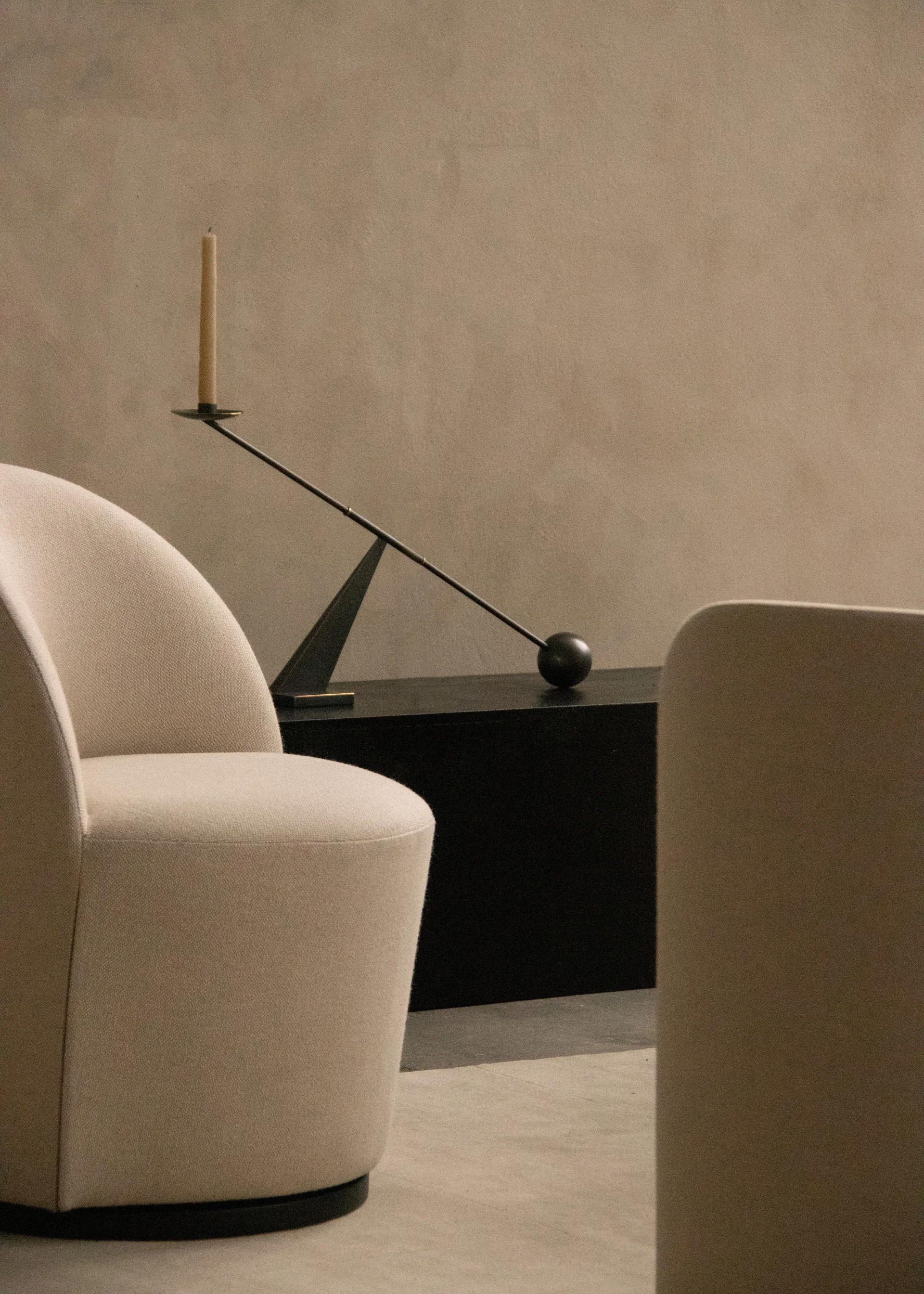 Bougeoir Interconnect 70 cm, Bronzed brass Audo Copenhagen