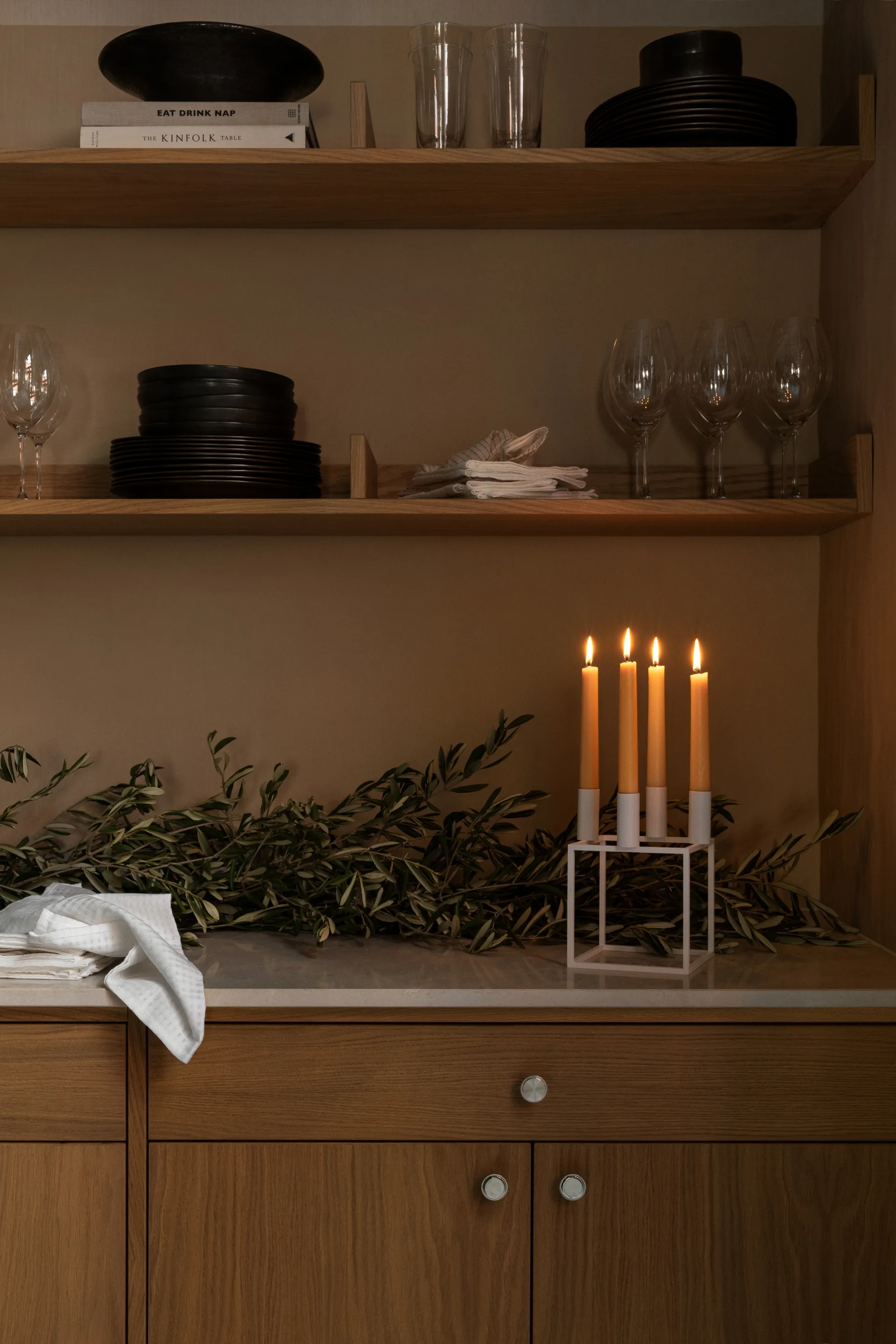 Bougeoir Kubus 4, Blanc Audo Copenhagen