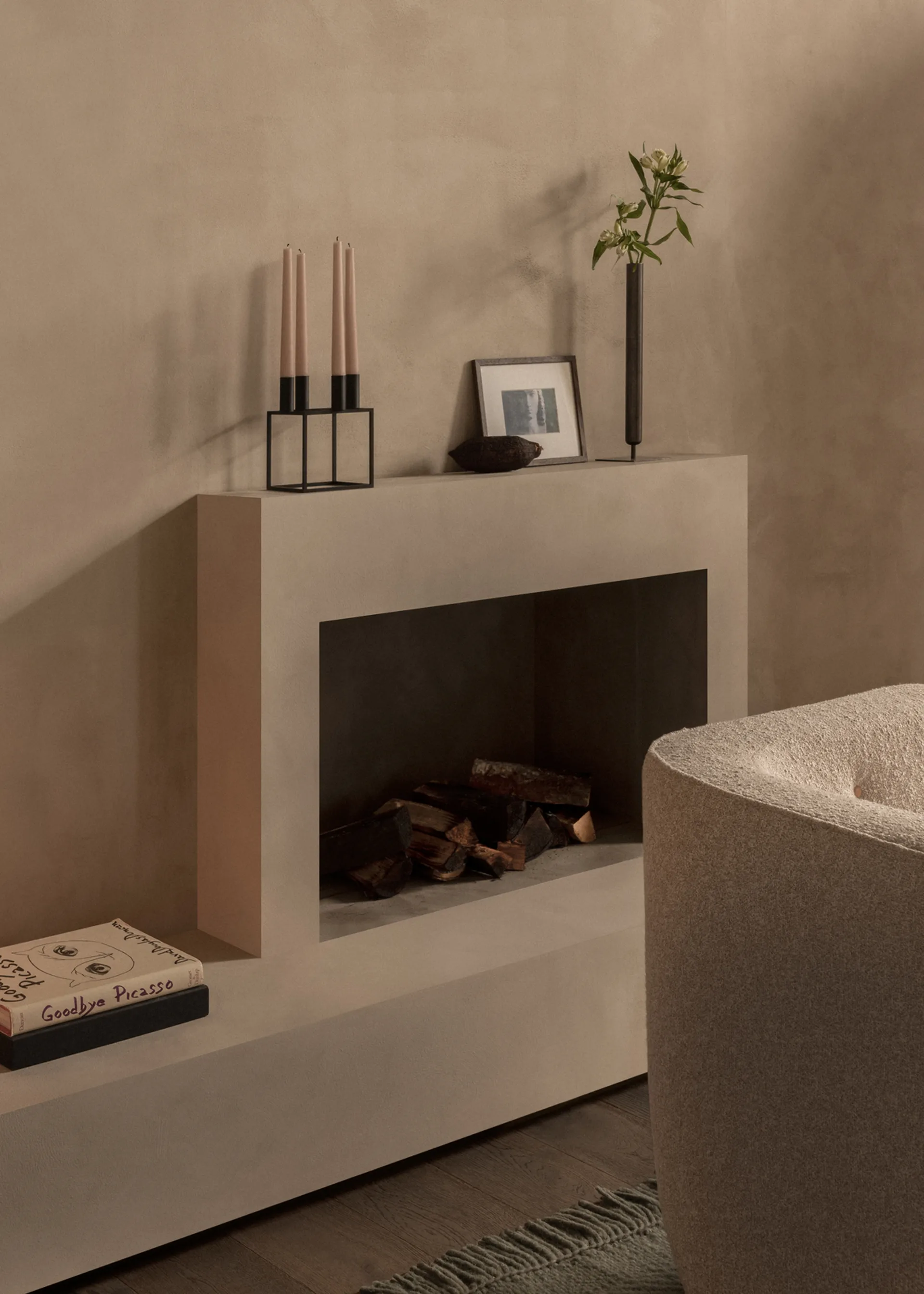 Bougeoir Kubus 4, Noir Audo Copenhagen