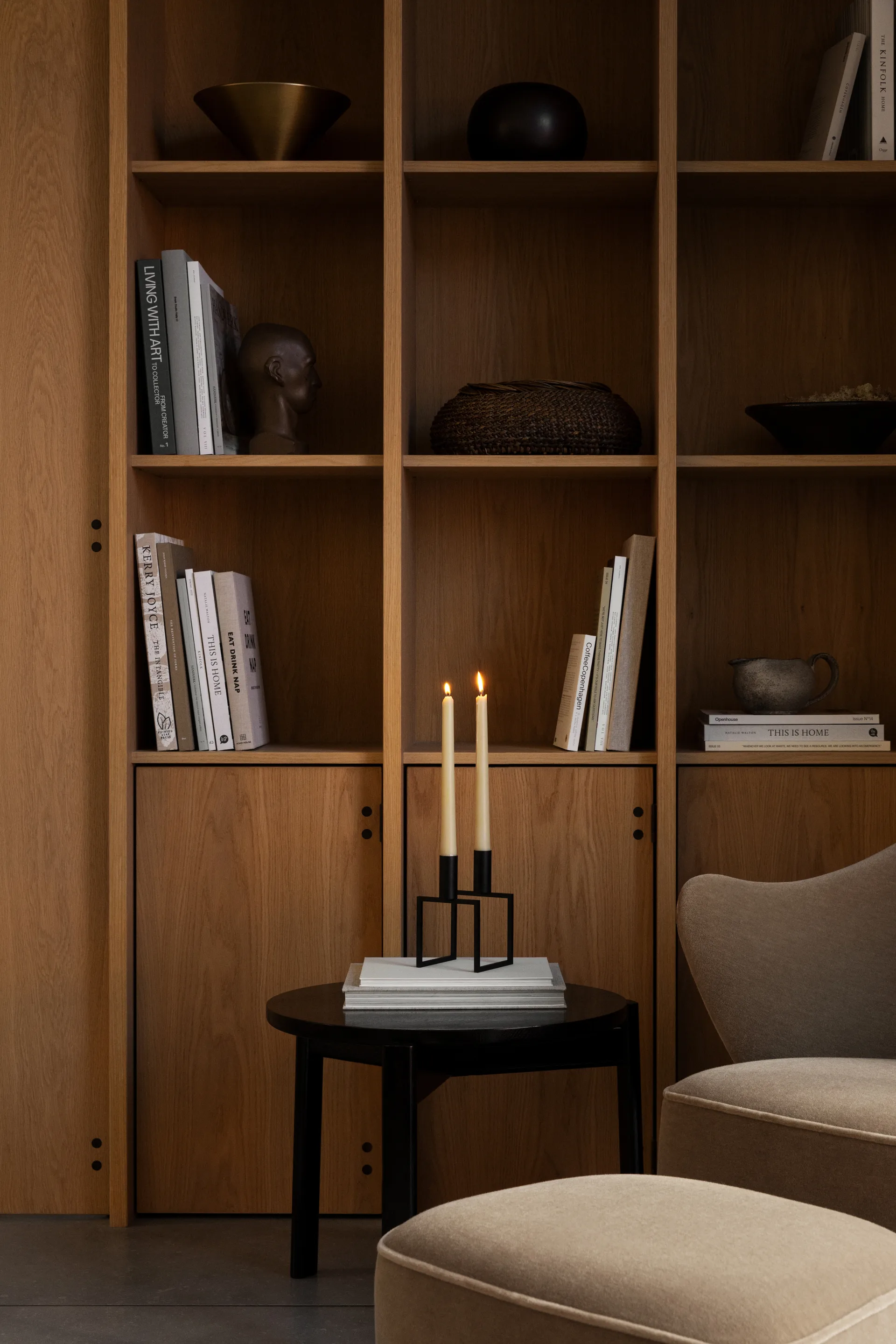 Bougeoir Line, Noir Audo Copenhagen