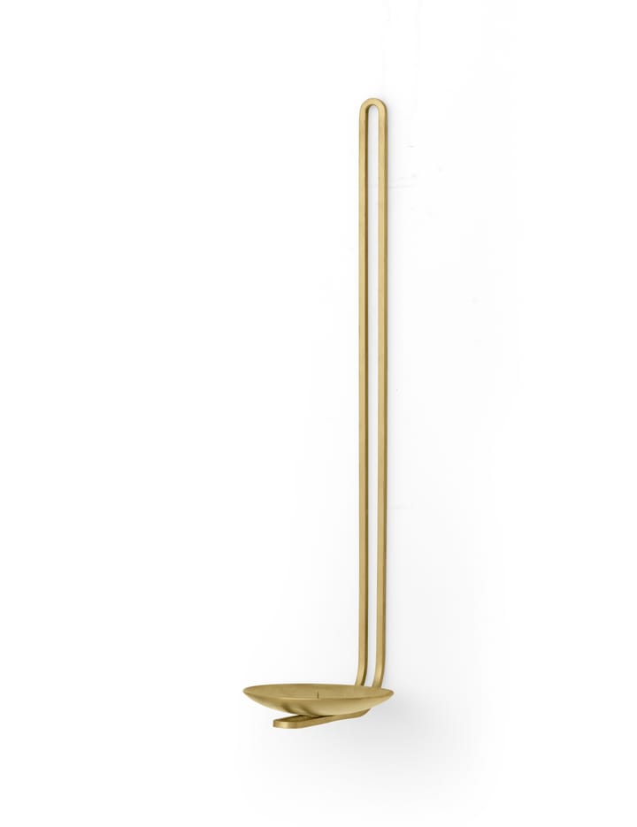 Bougeoir mur Clip 34 cm, Laiton Audo Copenhagen