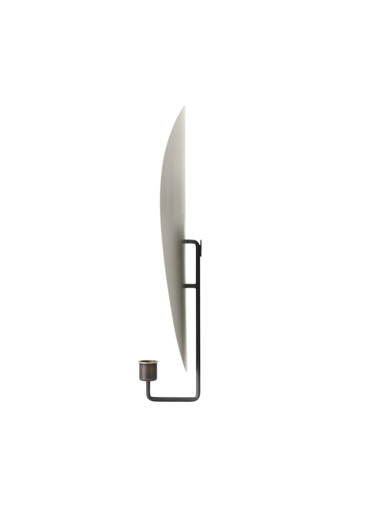 Bougeoir mur Flambeau 40 cm, Laiton bronzé-gris Audo Copenhagen