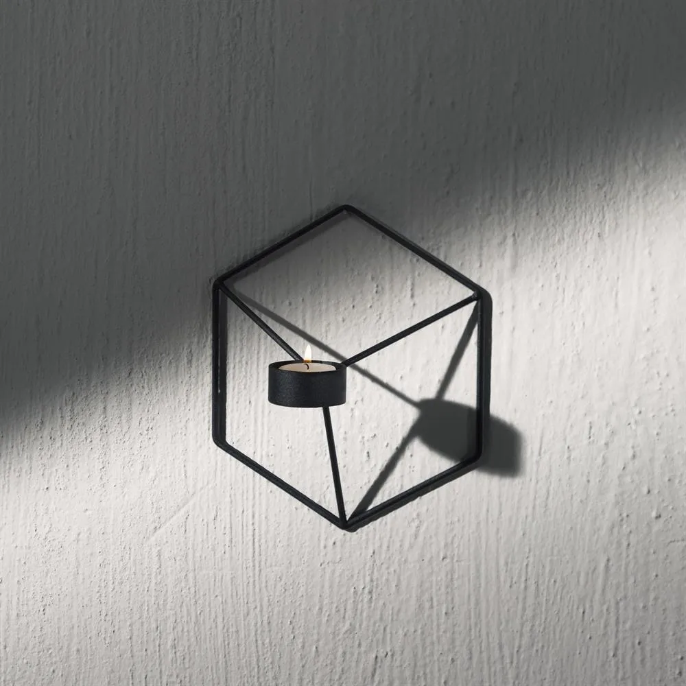 Bougeoir mural POV lot de 3 noir Audo Copenhagen