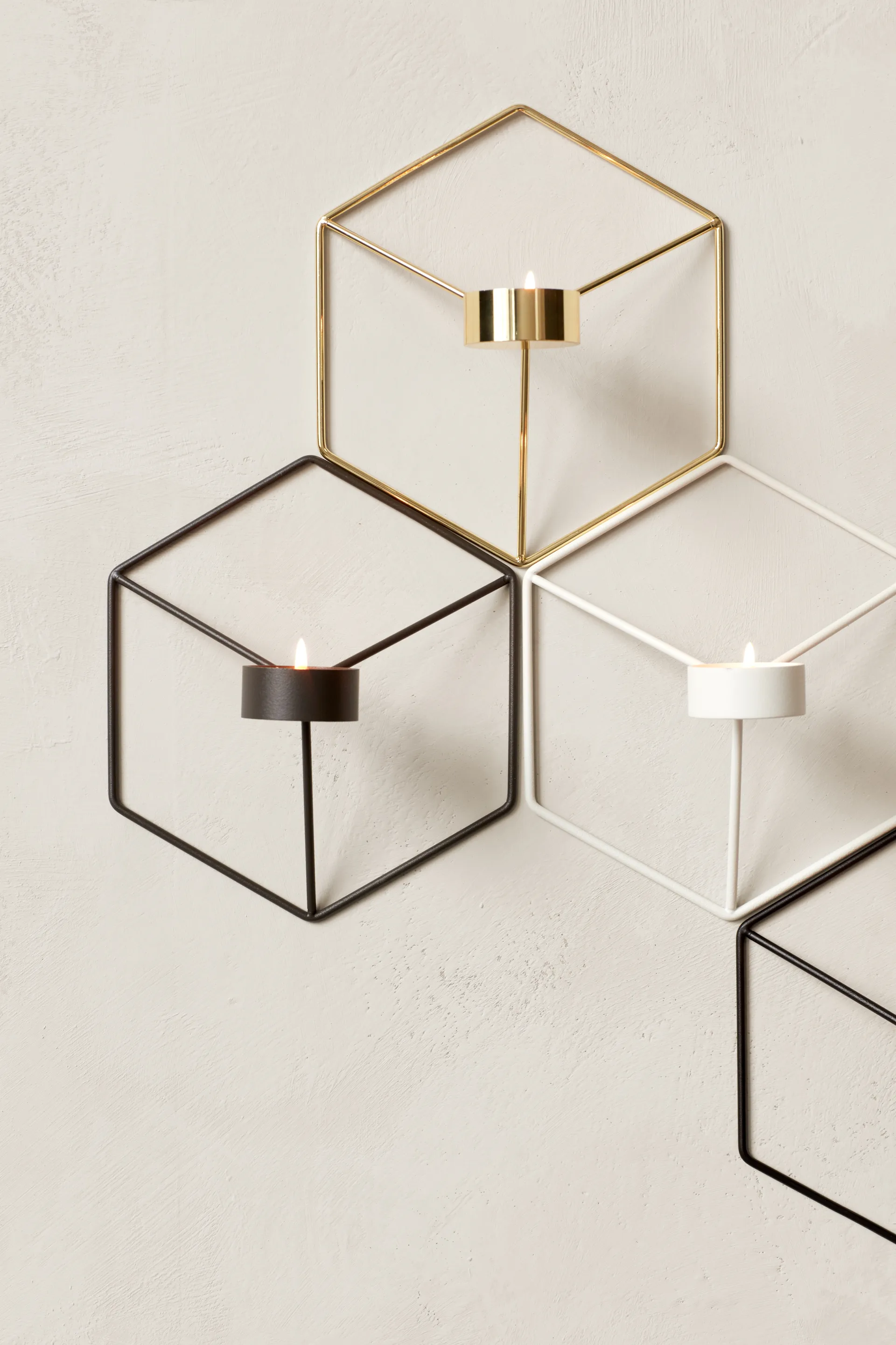 Bougeoir mural POV, noir Audo Copenhagen