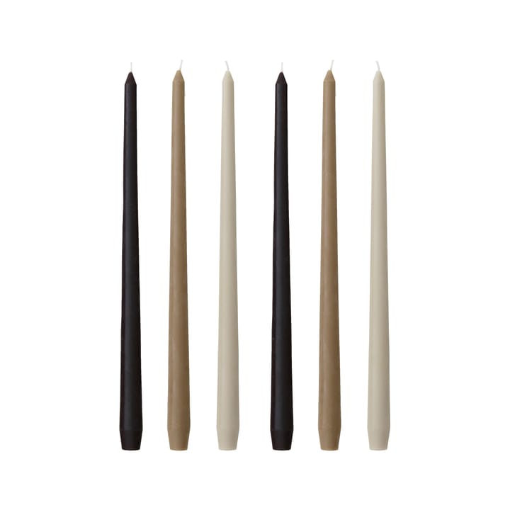 Bougies Spire 38 cm lot de 6 - Ivory - Audo Copenhagen