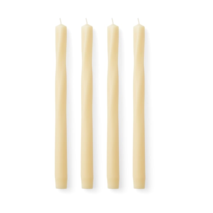 Bougies Twist 30 cm, lot de 4 - Ivory - Audo Copenhagen