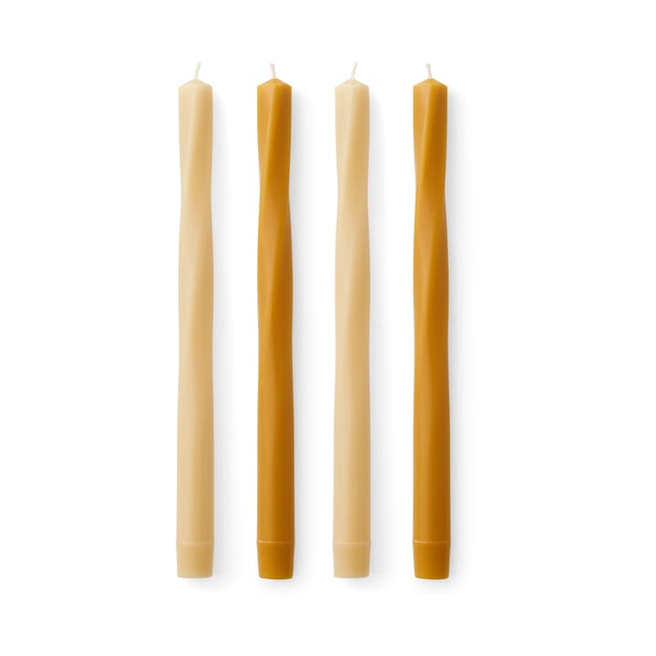 Bougies Twist 30 cm, lot de 4 - Warm - Audo Copenhagen