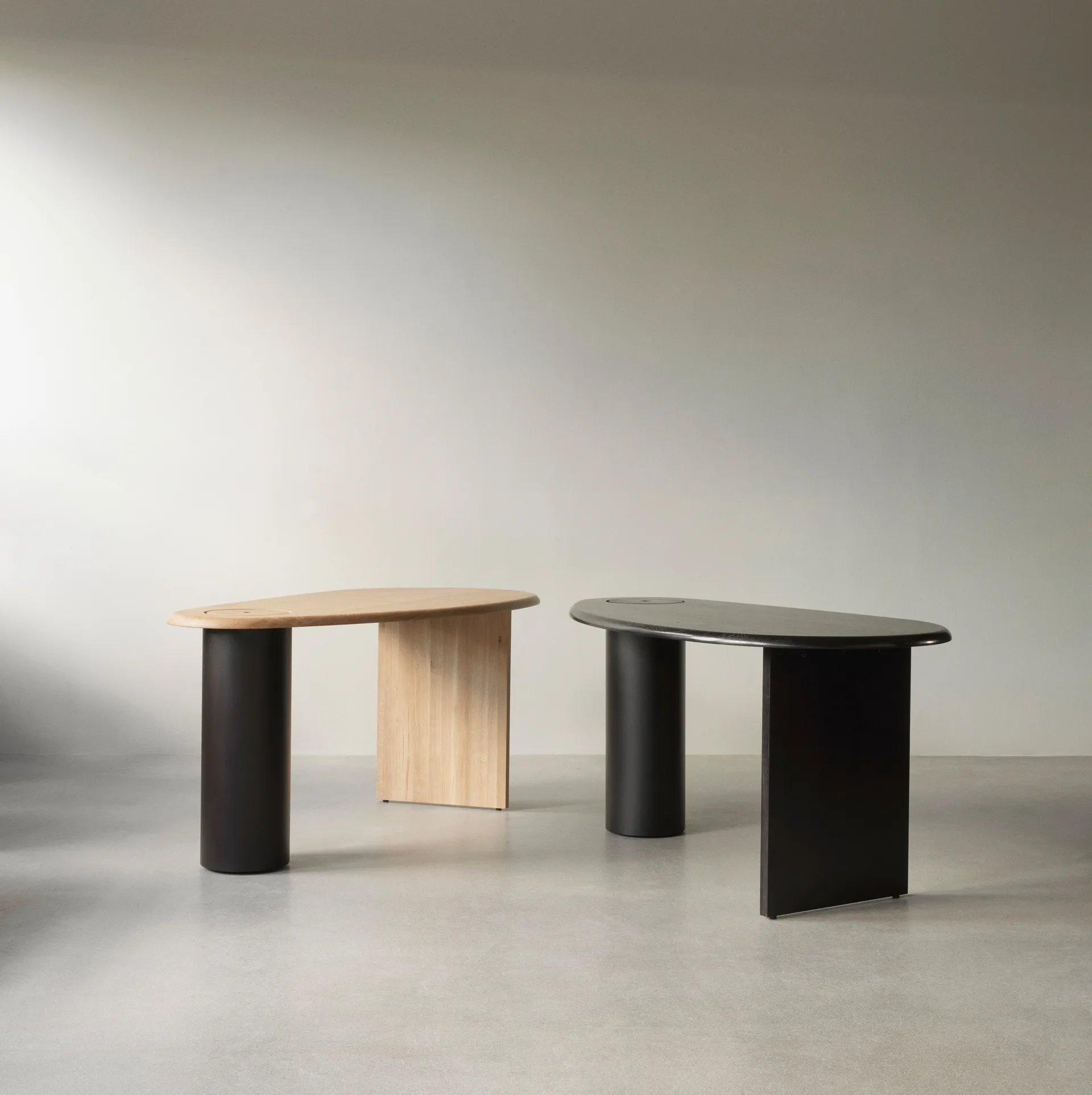 Bureau The Eclipse desk, Natural Oak Audo Copenhagen