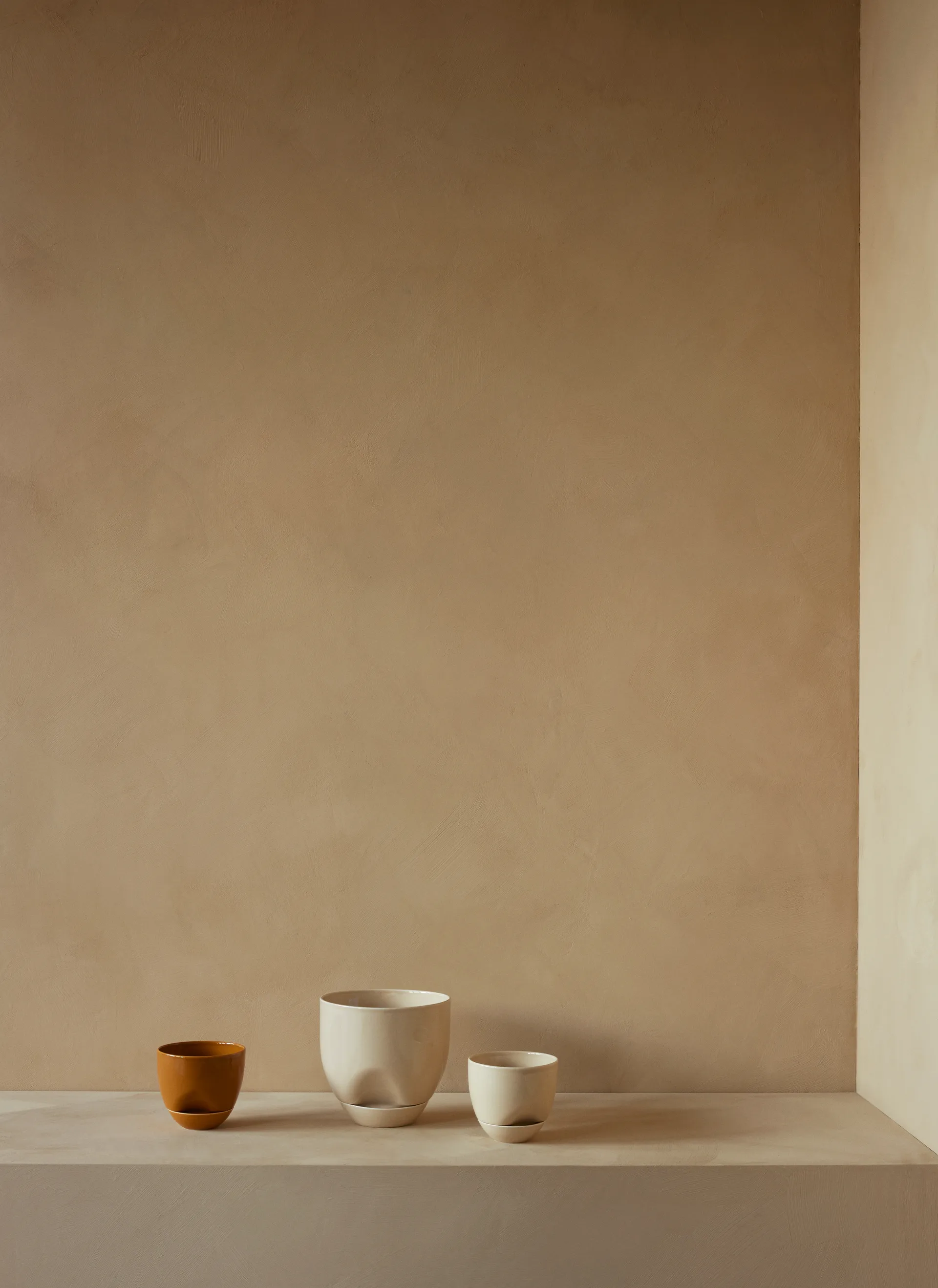 Cache-pot Hydrous Ø12 cm, Ochre Audo Copenhagen