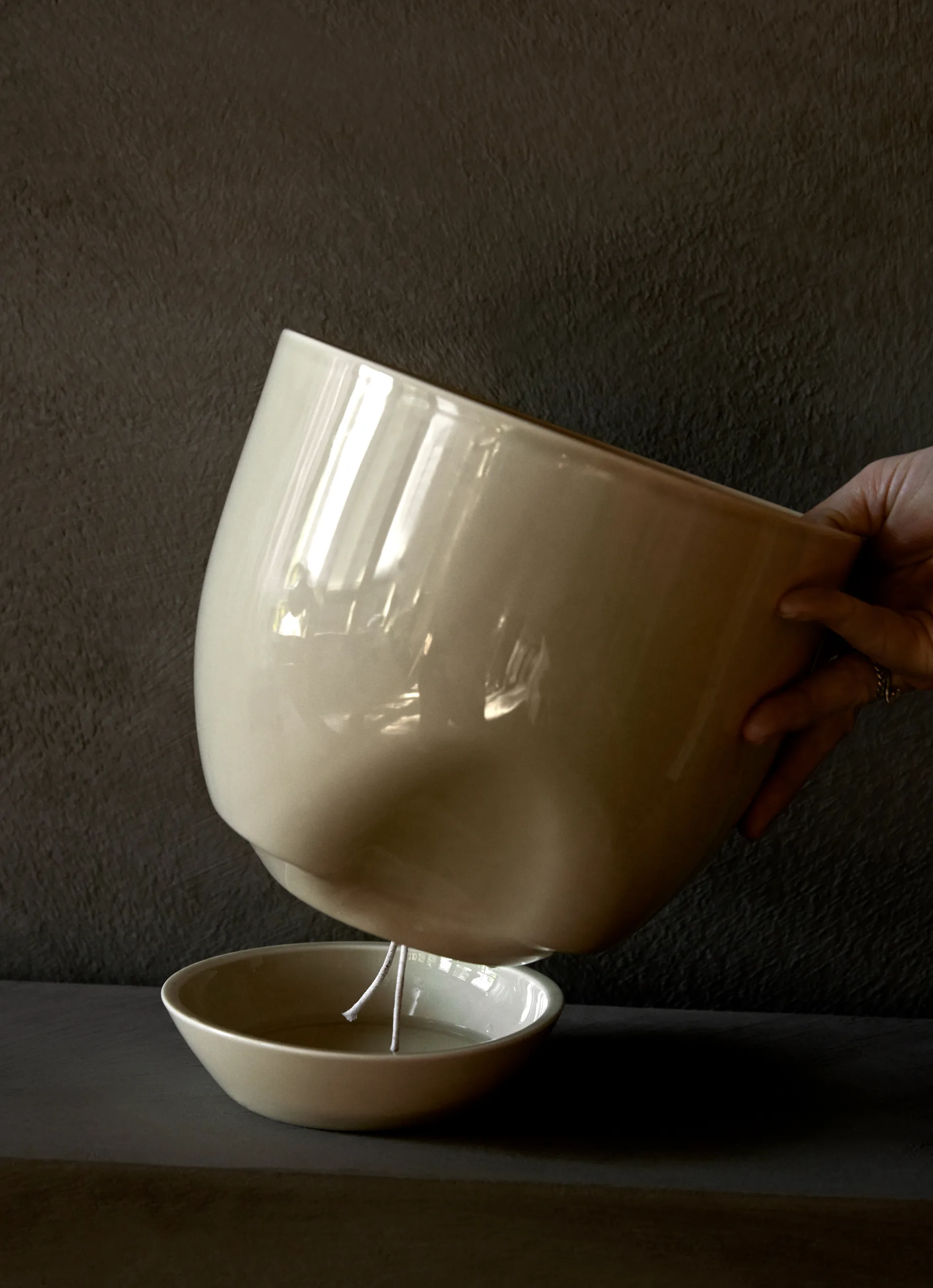 Cache-pot Hydrous Ø20 cm, Ashen Audo Copenhagen