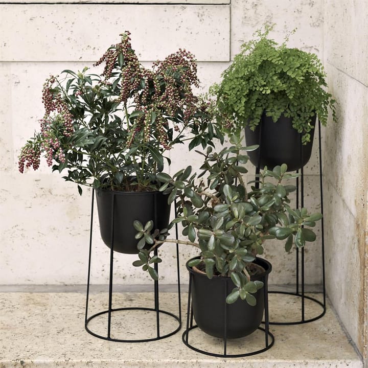Cache-pot Wire Pot, noir Audo Copenhagen