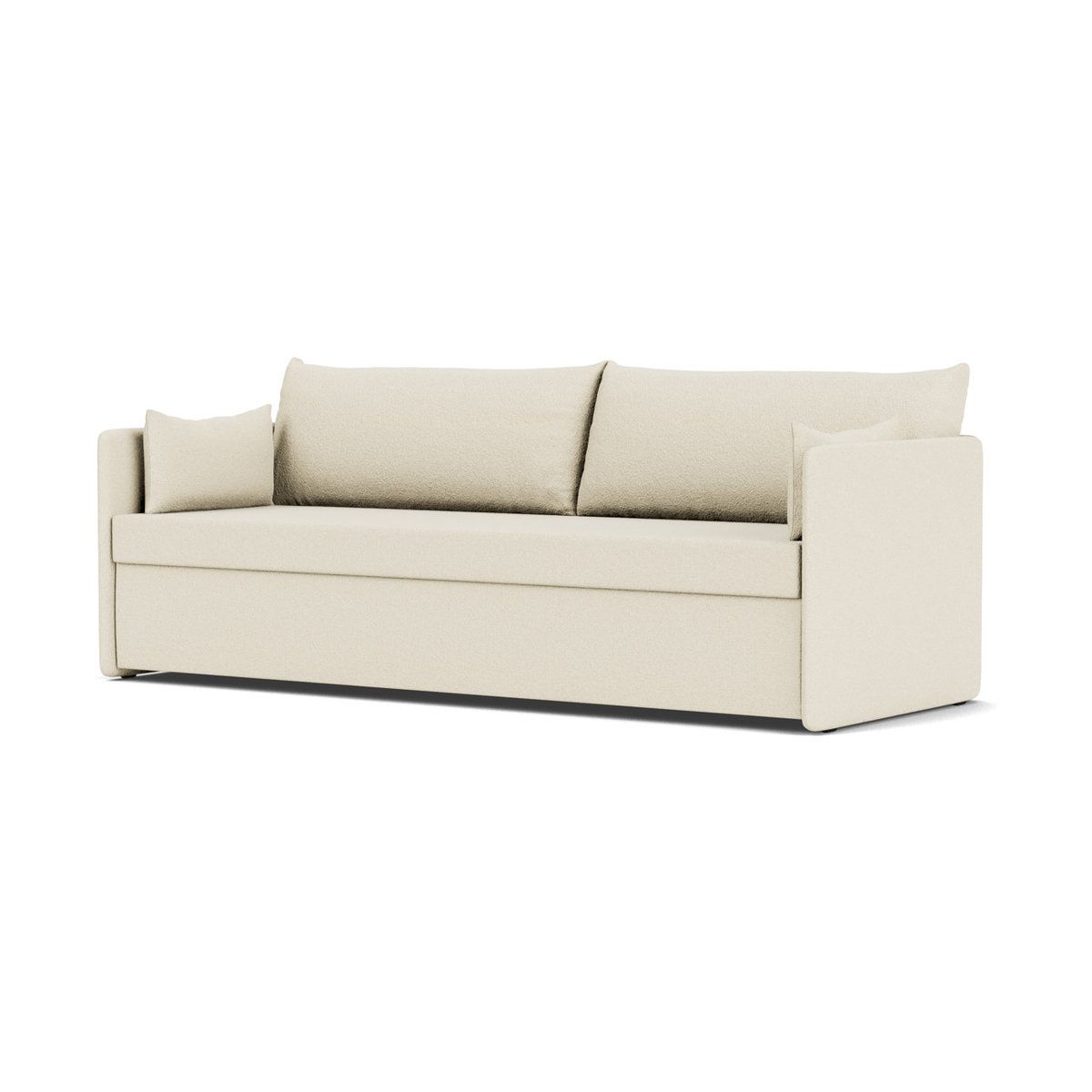 Audo Copenhagen Canapé Offset 3 places convertible Baru 0200 White