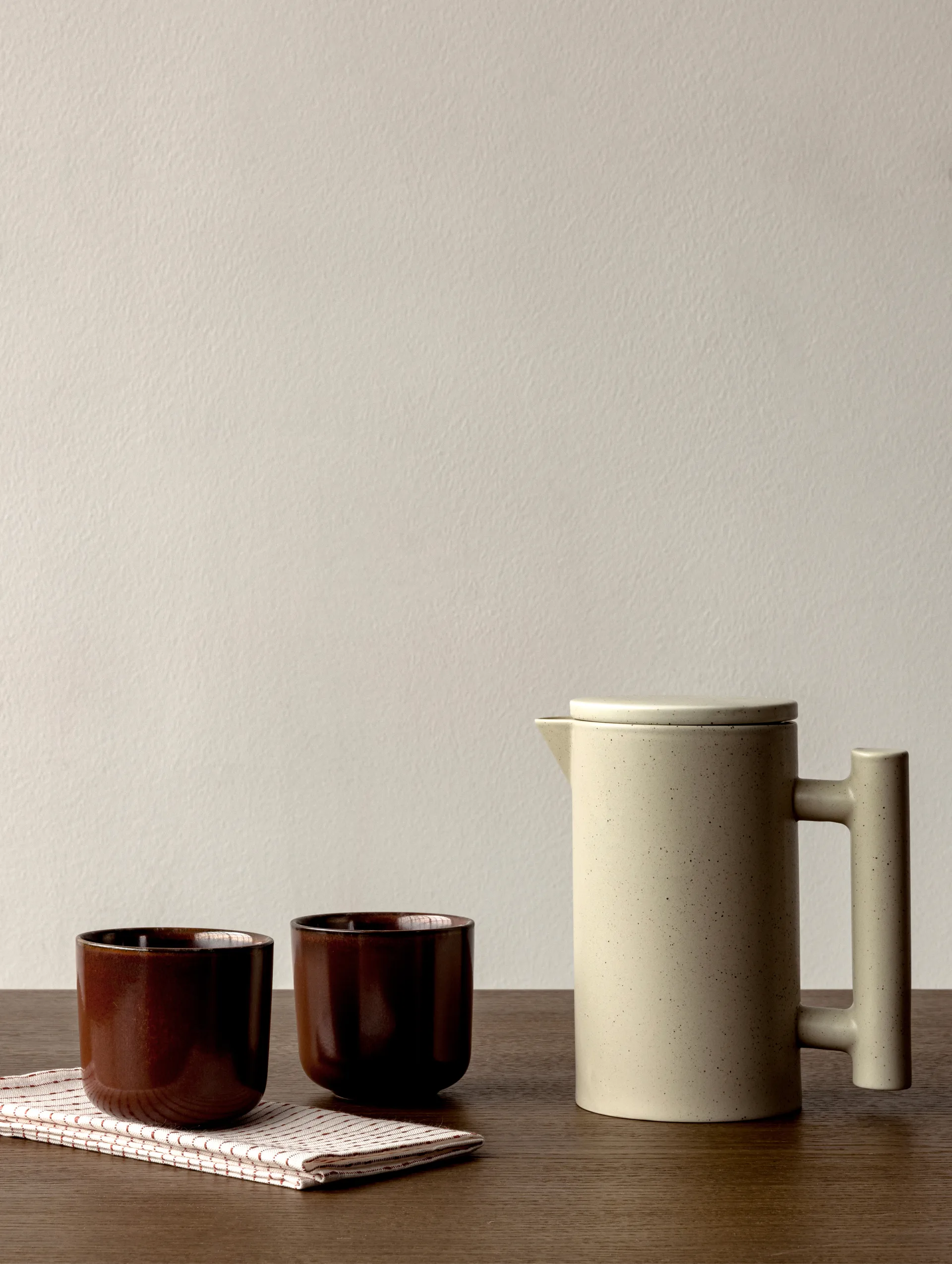 Carafe à café Yana 1 litre, Grey glazed Audo Copenhagen