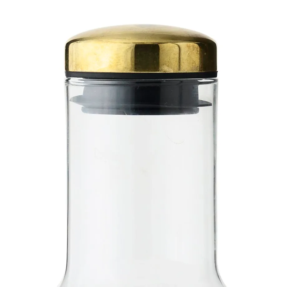 Carafe Water Bottle, verre-laiton Audo Copenhagen
