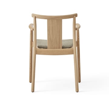 Chaise à accoudoirs avec coussin Merkur - Oak-Hallingdal 0200 beige - Audo Copenhagen