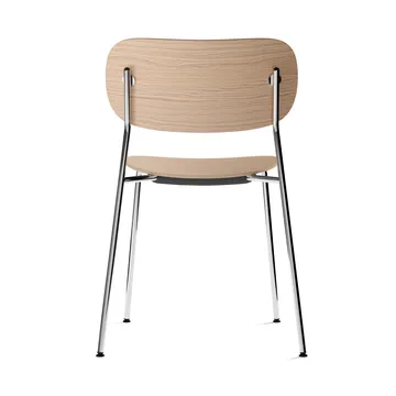 Chaise de table à manger Co pieds chromés - Chêne - Audo Copenhagen