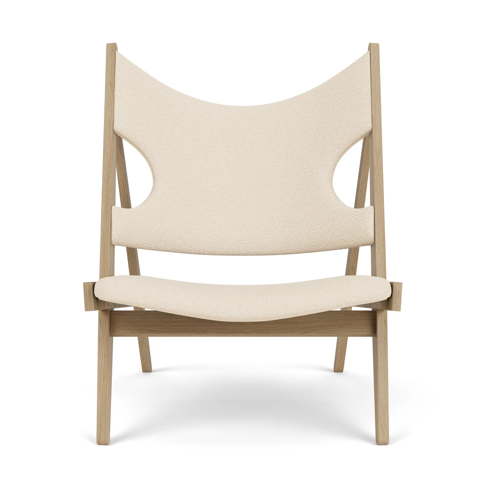 Chaise lounge Knitting, Natural oak-Logan Jasmine Audo Copenhagen