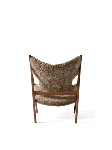 Chaise lounge Knitting - peau de mouton sahara, structure noyer - Audo Copenhagen