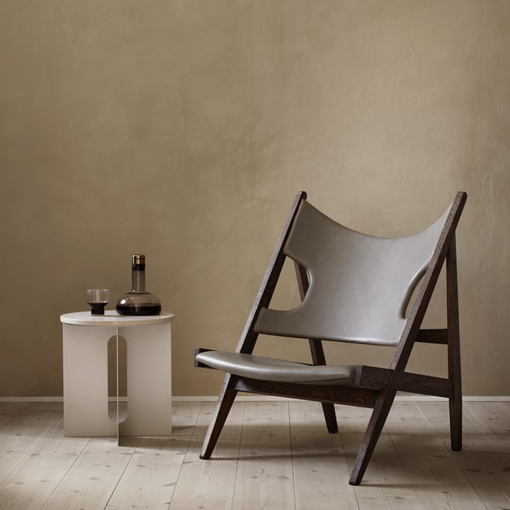 Chaise lounge Knitting - peau de mouton sahara, structure noyer - Audo Copenhagen
