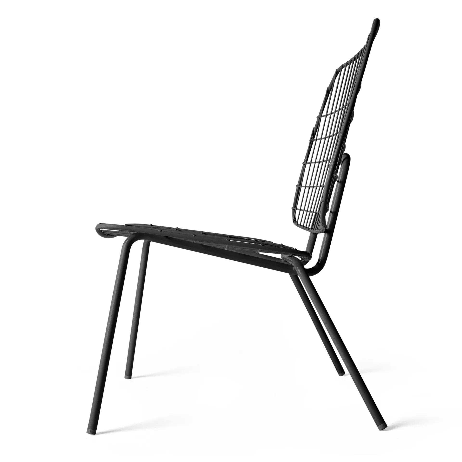 Chaise lounge WM String, noir Audo Copenhagen