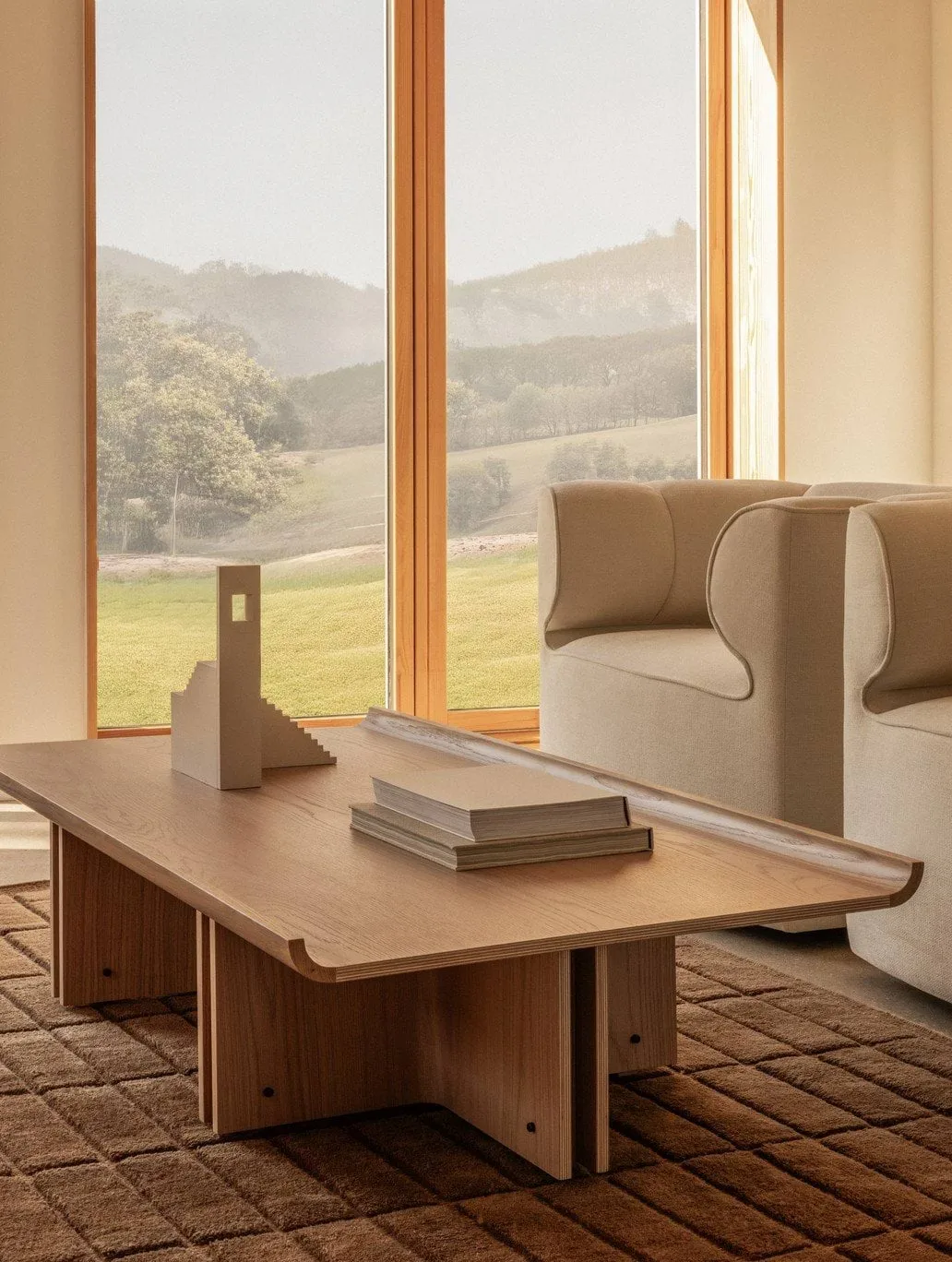Conrad Lounge Table chêne, Chêne naturel, 149x74 cm Audo Copenhagen