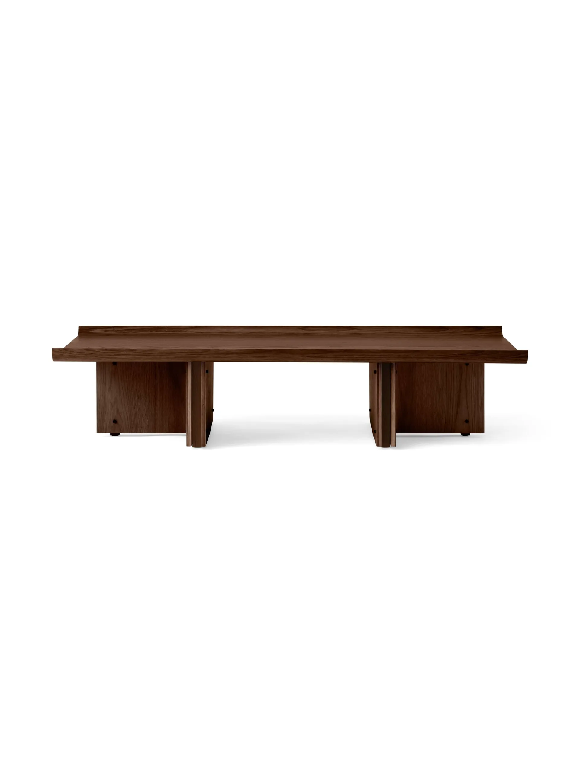 Conrad Lounge Table chêne, Chêne teinté foncé, 149x74 cm Audo Copenhagen