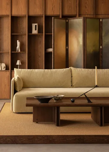 Conrad Lounge Table chêne - Chêne teinté foncé, 149x74 cm - Audo Copenhagen