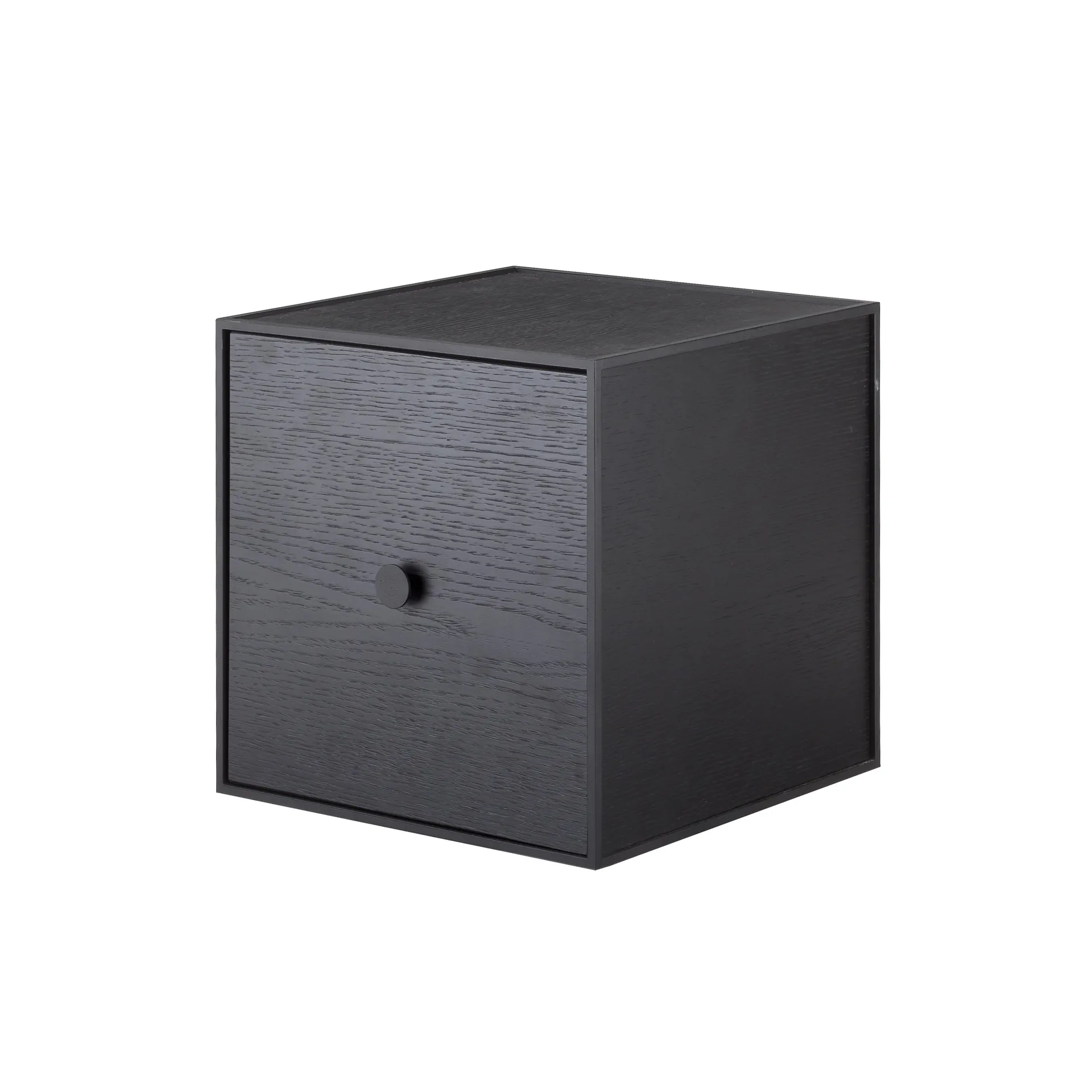 Cube avec porte Frame 28, Frêne coloré noir Audo Copenhagen