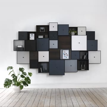 Cube avec porte Frame 28 - Frêne coloré noir - Audo Copenhagen
