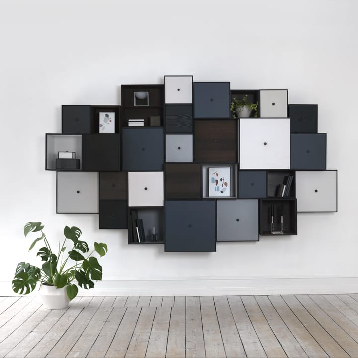 Cube avec porte Frame 28, Frêne coloré noir Audo Copenhagen