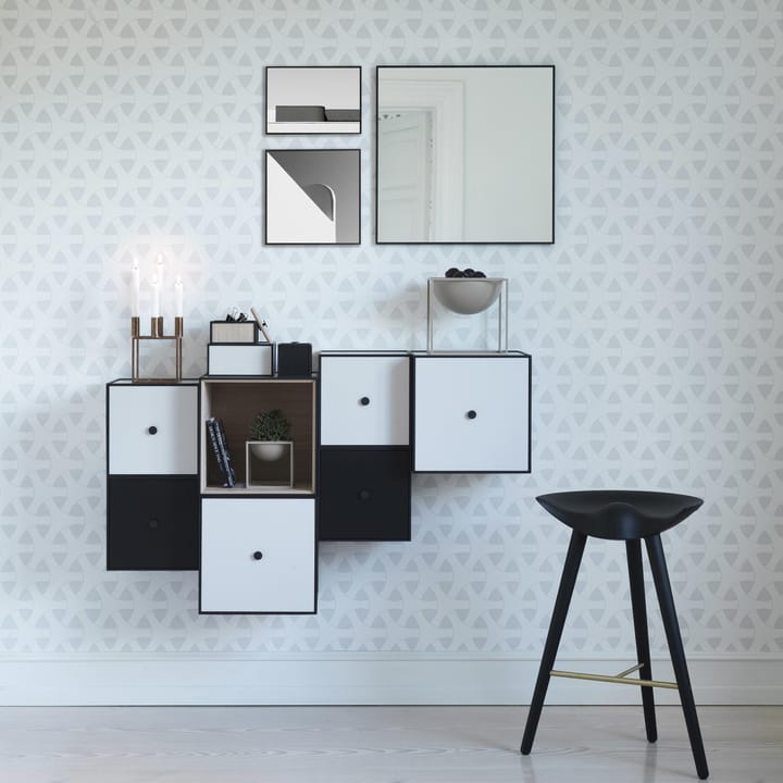 Cube avec porte Frame 28, Frêne coloré noir Audo Copenhagen