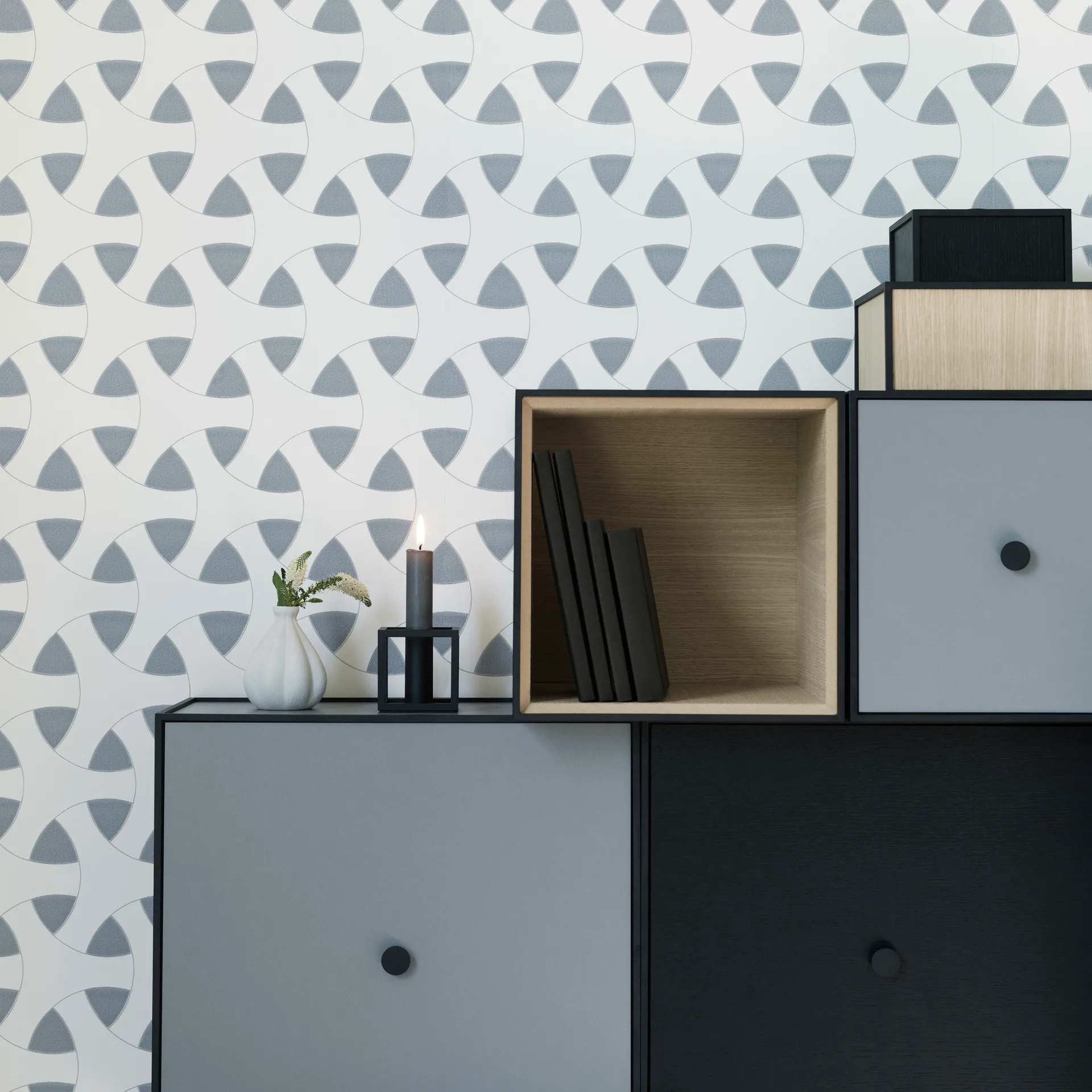 Cube avec porte Frame 35, Gris foncé Audo Copenhagen