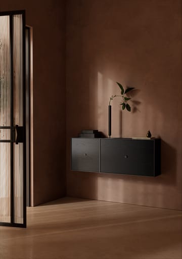 Cube avec porte Frame 42 - Frêne coloré noir - Audo Copenhagen