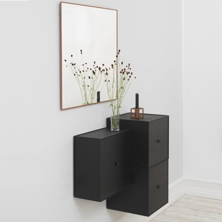 Cube avec porte Frame 42, Frêne coloré noir Audo Copenhagen