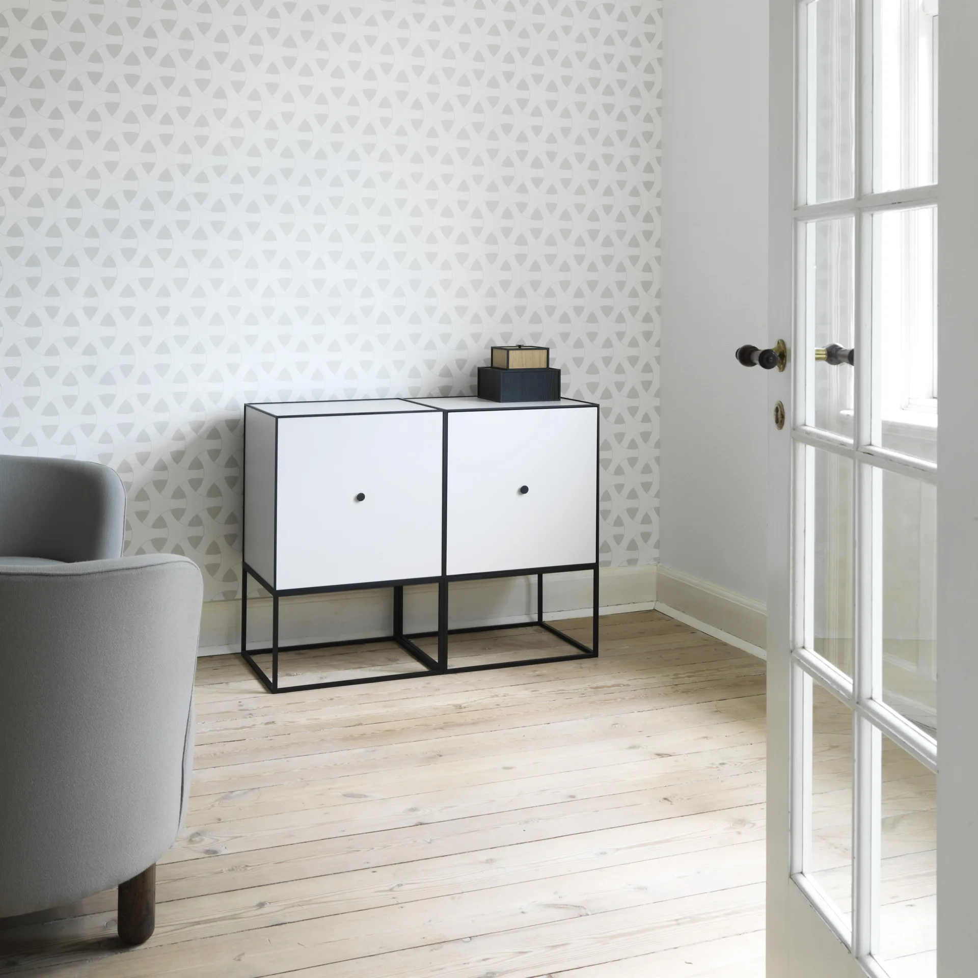 Cube avec porte Frame 49, Blanc Audo Copenhagen