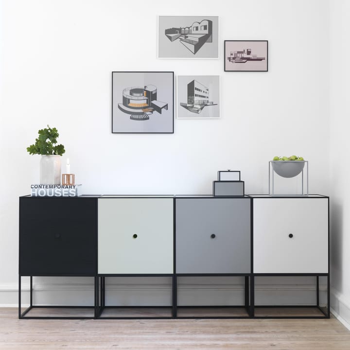 Cube avec porte Frame 49, Frêne coloré noir Audo Copenhagen