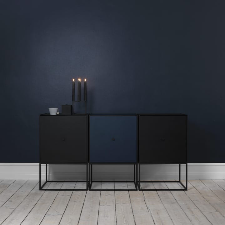 Cube avec porte Frame 49, Frêne coloré noir Audo Copenhagen