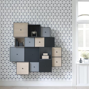 Cube sans porte Frame 35 - Frêne coloré noir - Audo Copenhagen
