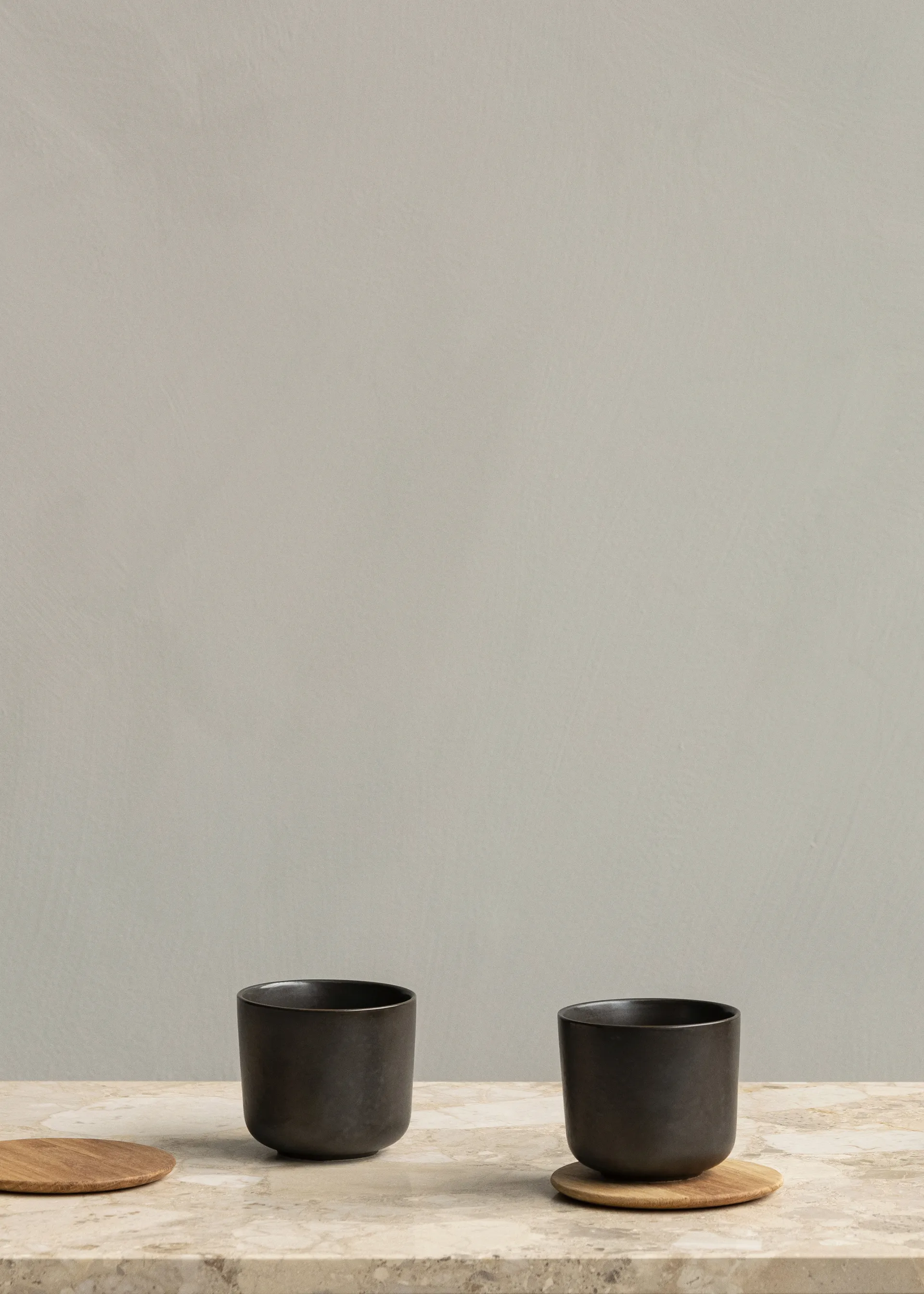 Dessous de verre en bois New Norm Lot de 2, Chêne huilé Audo Copenhagen