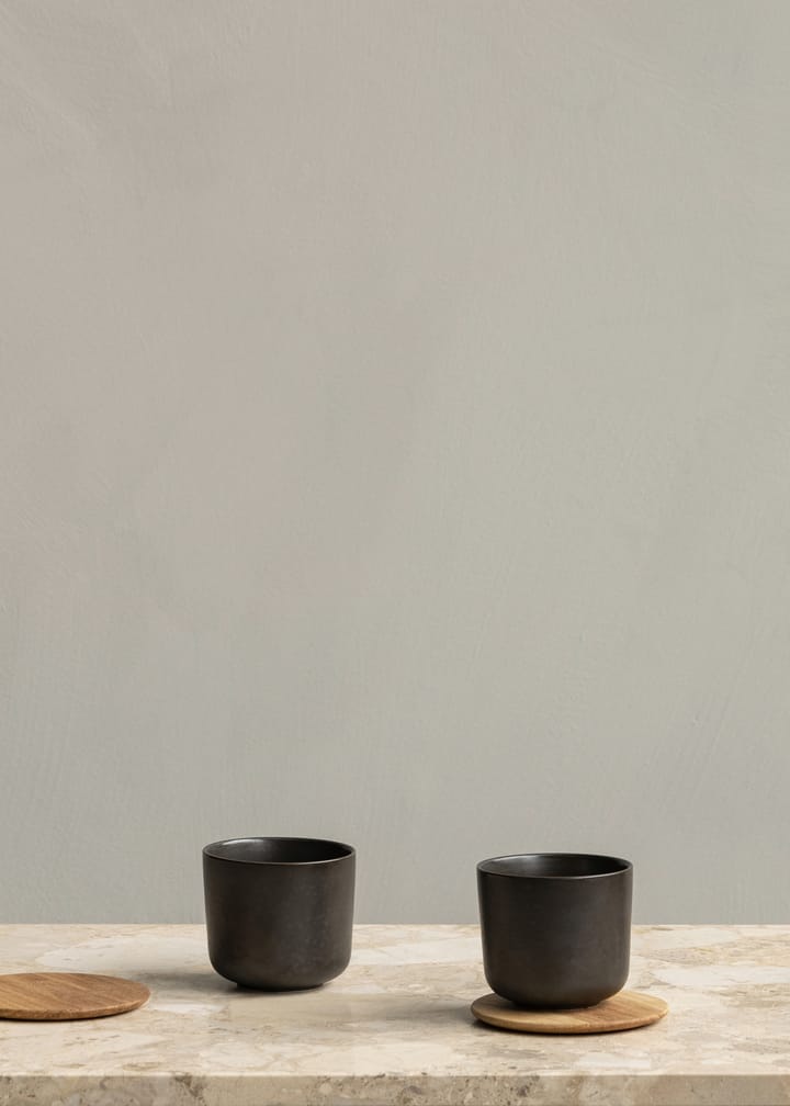 Dessous de verre en bois New Norm Lot de 2 - Chêne huilé - Audo Copenhagen