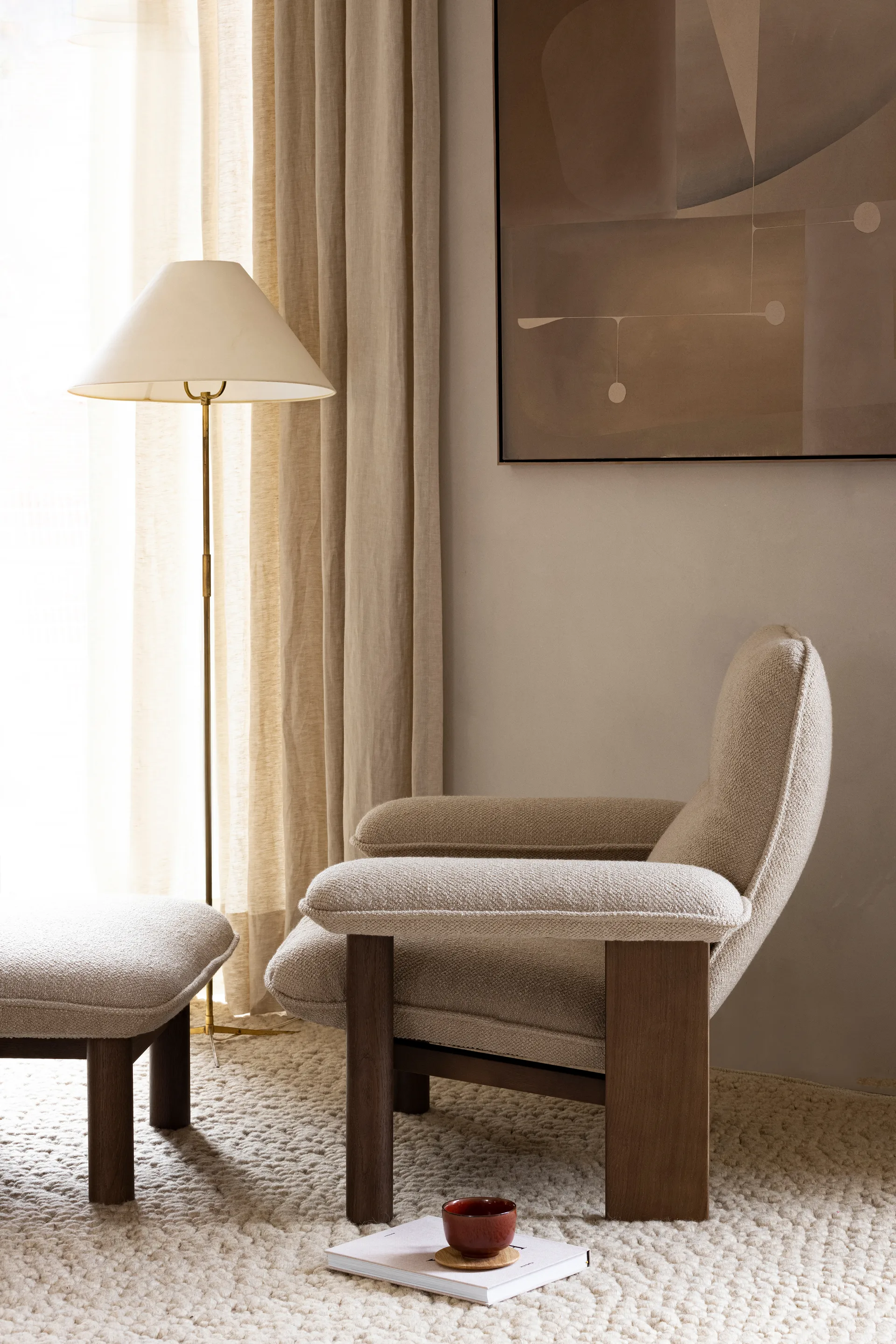 Dessous de verre en bois New Norm Lot de 2, Chêne huilé Audo Copenhagen