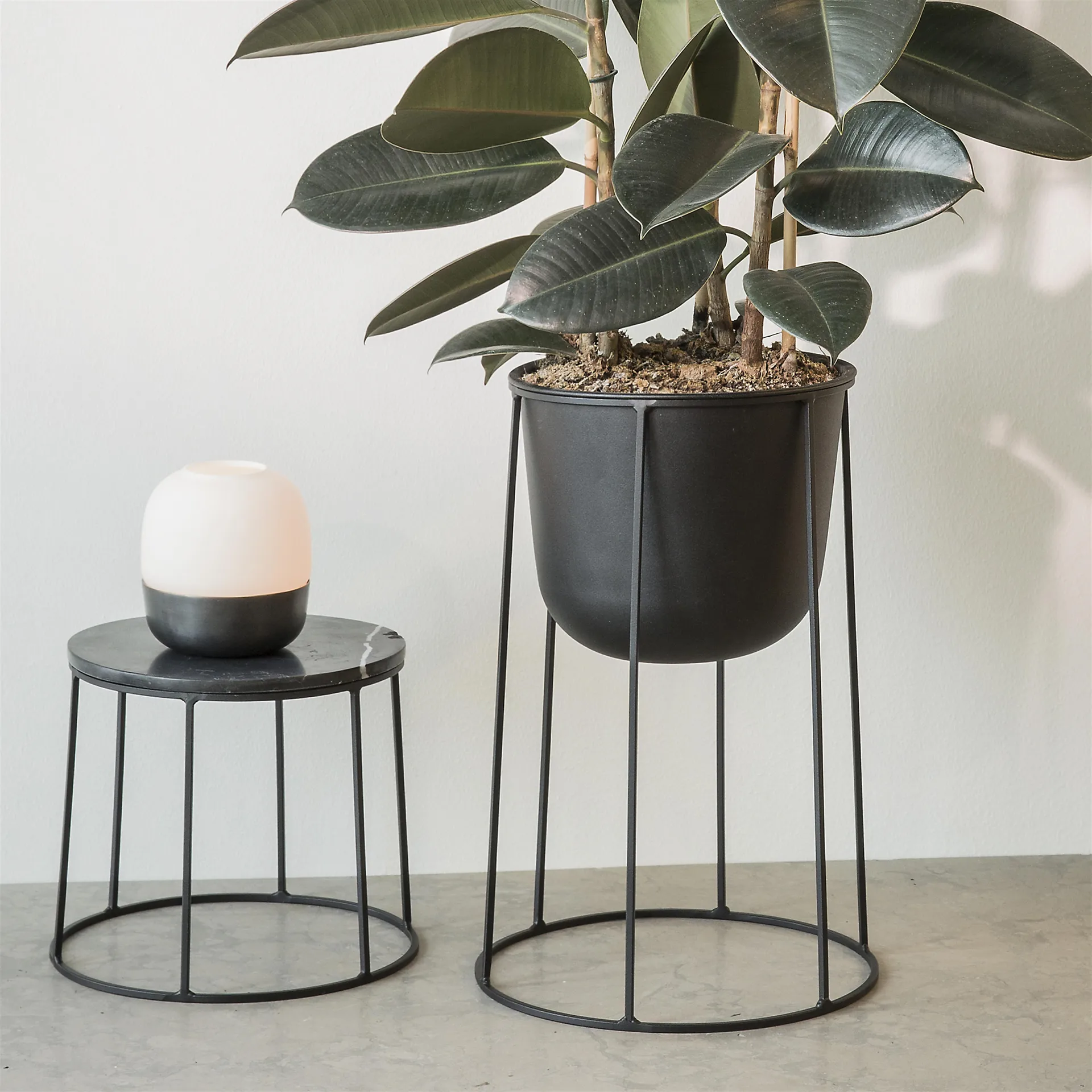 Dessus de table Wire, marbre noir Audo Copenhagen